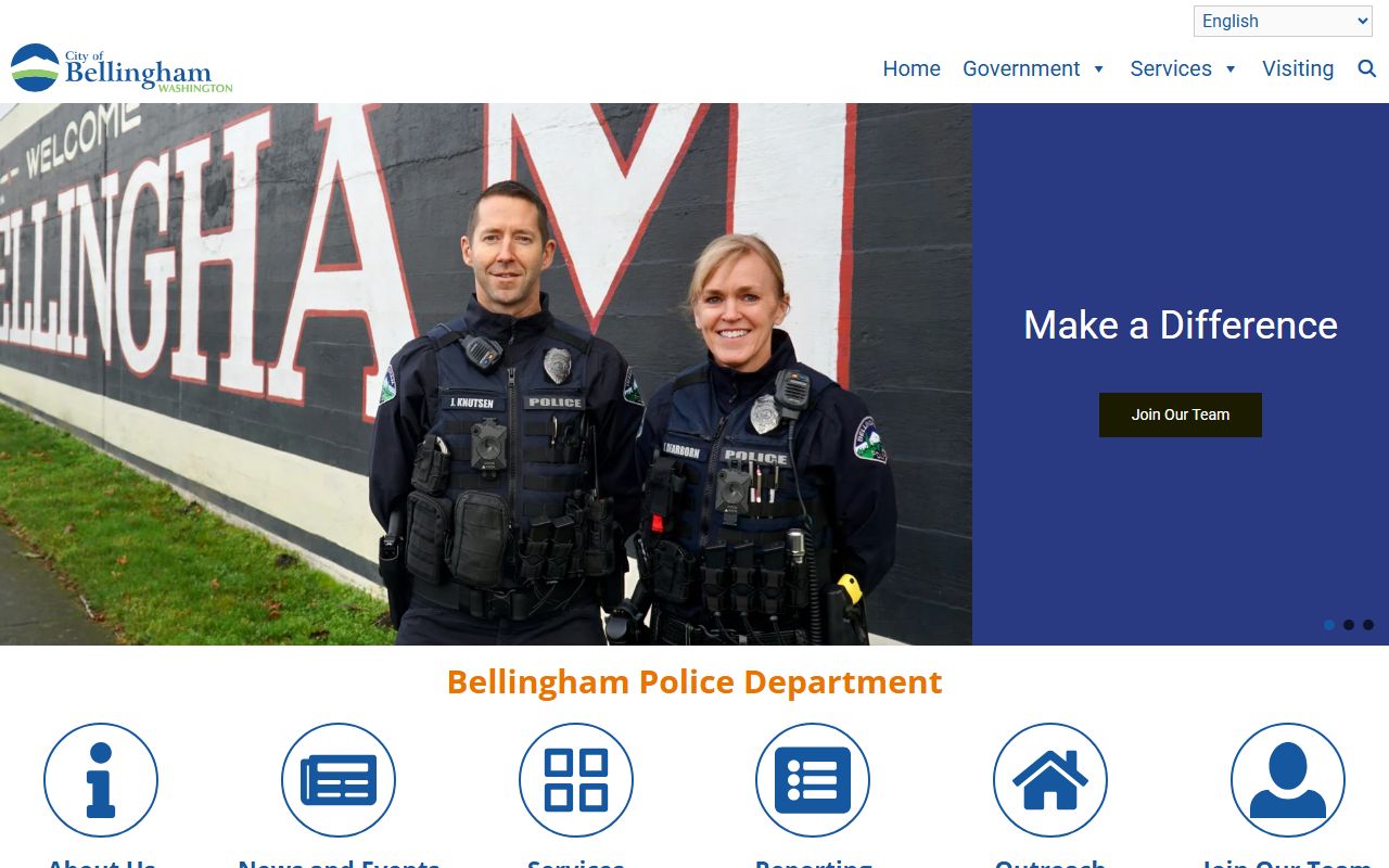 Bellingham Police Department website