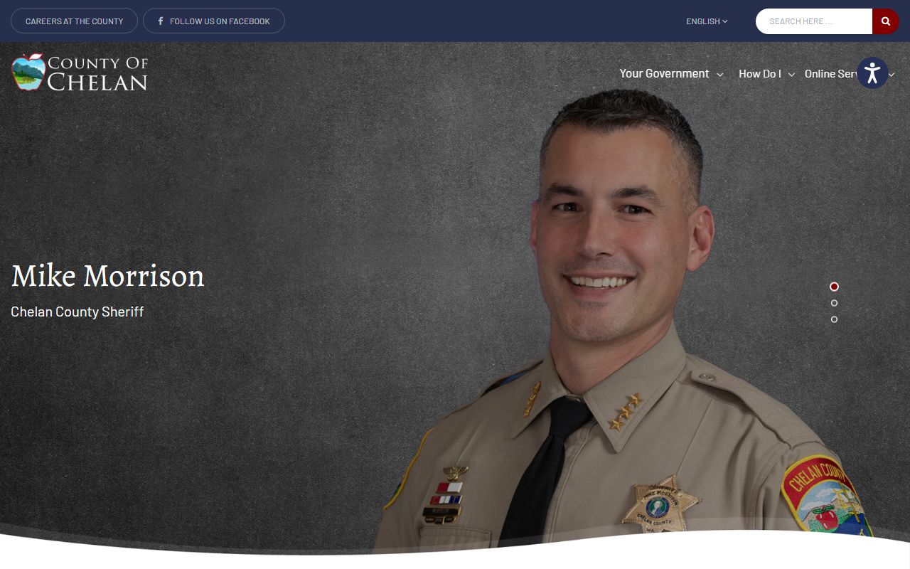 Chelan County Sheriff's Office website and police records information