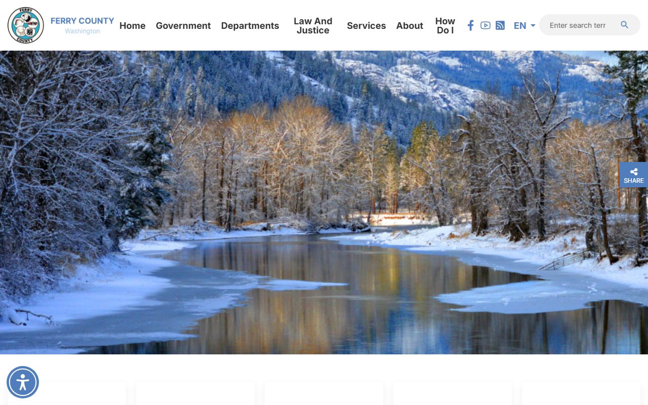 Ferry County government portal for police records